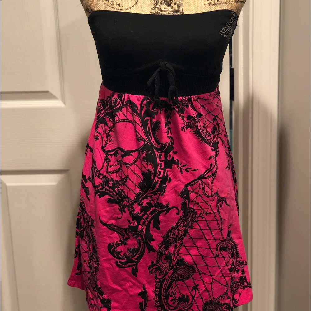 Metal mulisha small tube top dress.